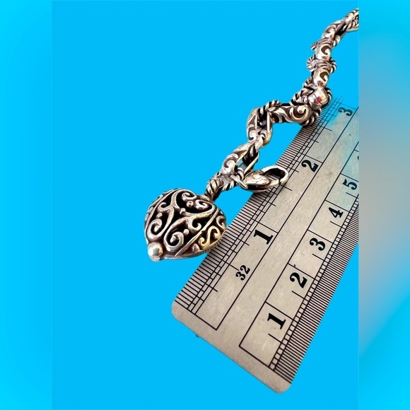 Brighton Bibi Heart Bracelet.  NWOT. Beautiful silver plated bracelet with heart - Picture 4 of 6
